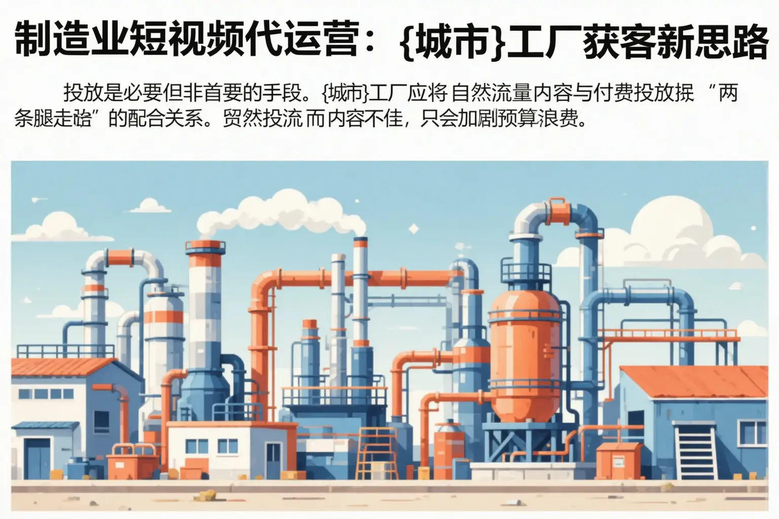 制造业短视频代运营：东乡工厂获客新思路